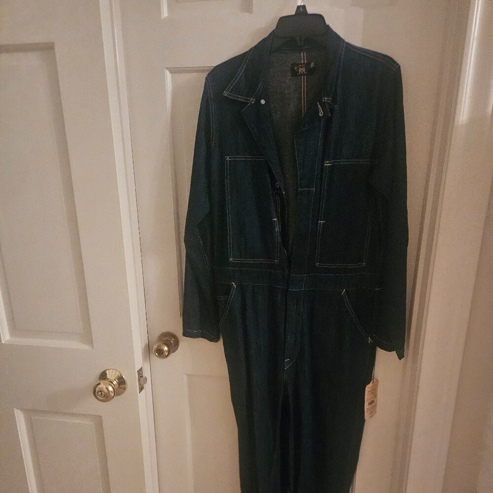 Ralph Lauren Double RL Indigo Jumpsuit